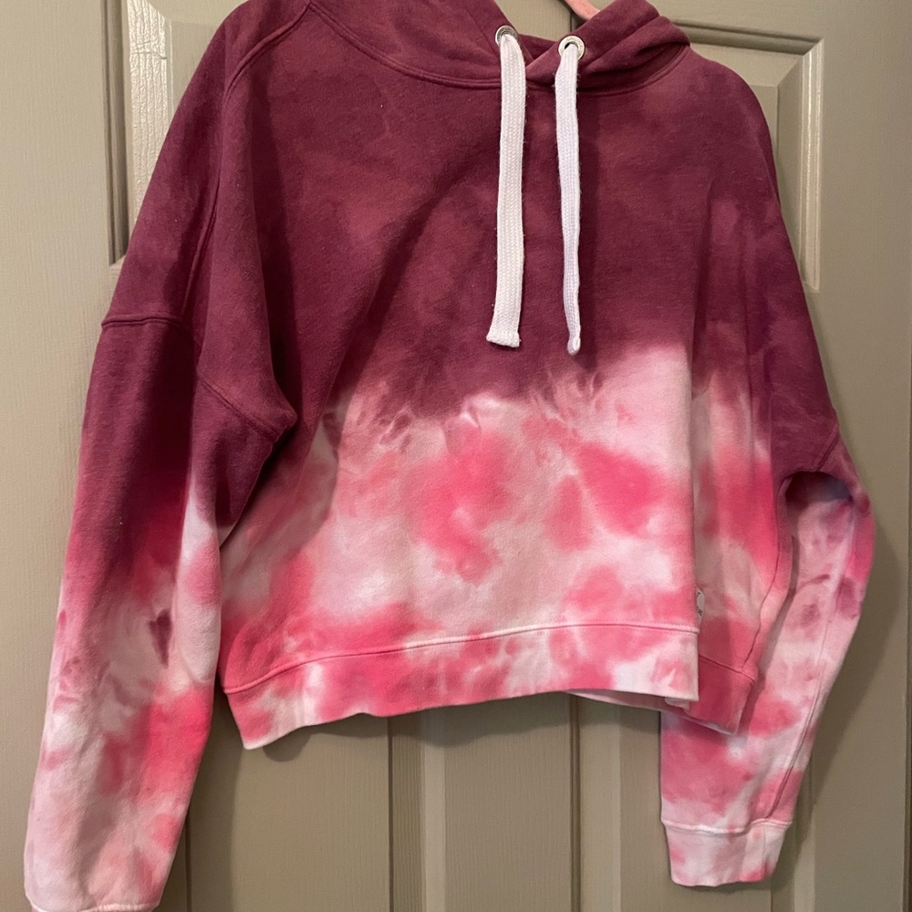 Cropped Calvin Klein Tie dye hoodie